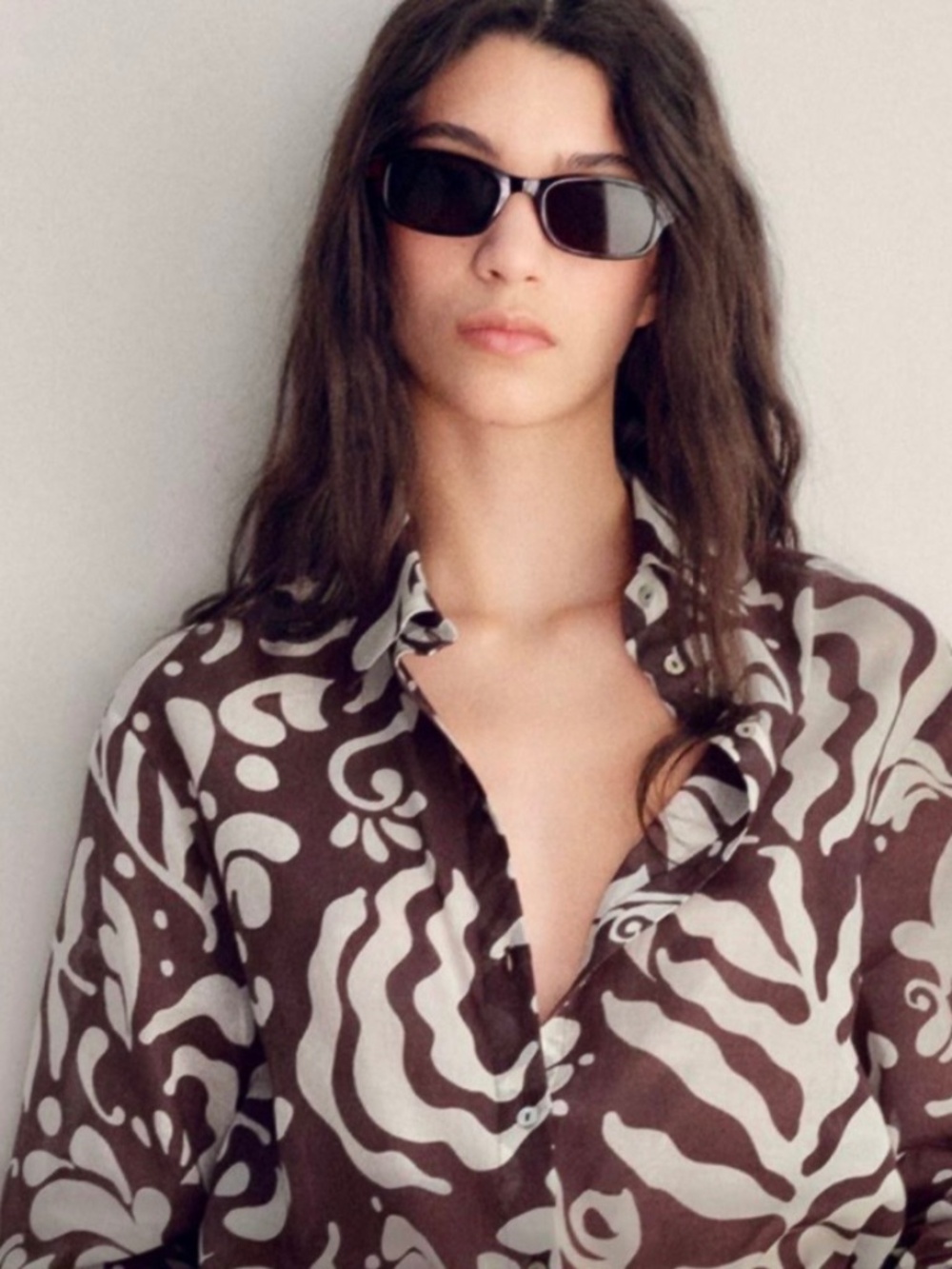 Mango Cotton Button Down Shirt